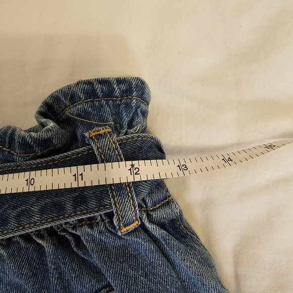 GUC SWS Denim Co Paper bag Denim shorts in size 5 - Picture 3 of 4